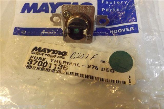 Maytag Crosley dryer 37001135 Fuse, Thermal-275 Degrees F NEW IN BOX Maytag Crosley dryer 37001135 Fuse, Thermal-275 Degrees F NEW IN BOX